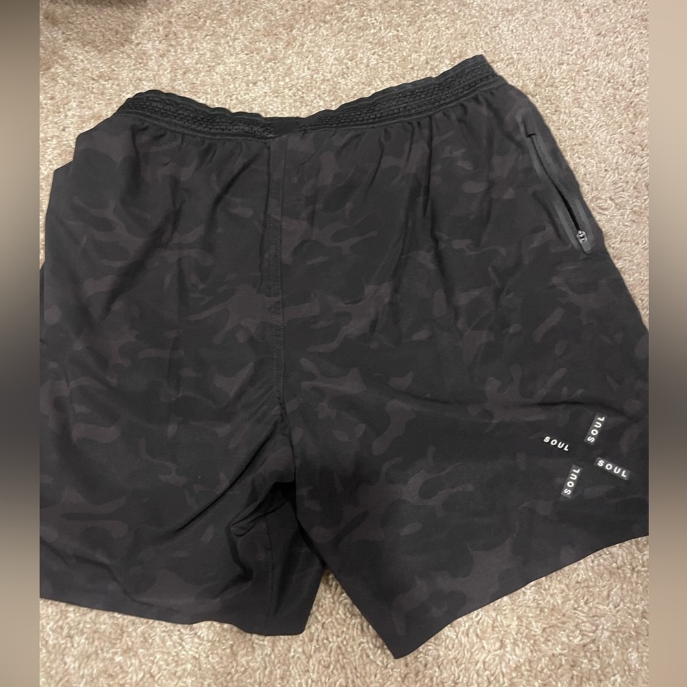 Men's Black Athletic Shorts